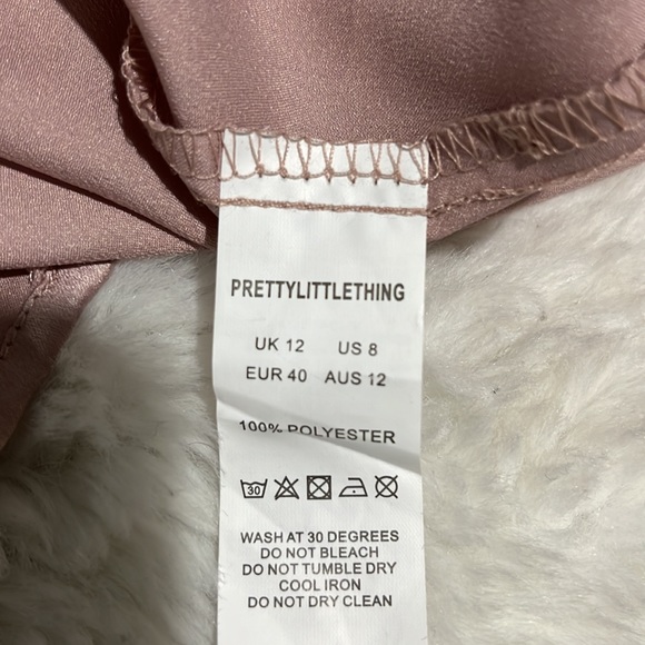 NWT pretty Little Thing satin slip dress - Picture 11 of 12